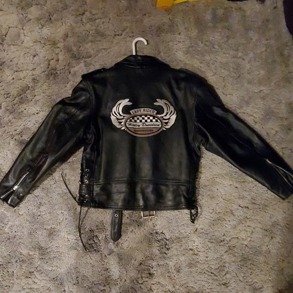 Leather Harley Davidson Lady Rider Jacket